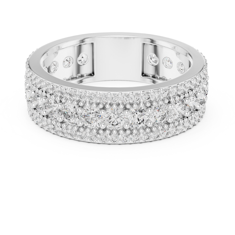 Ladies Ring DDLR-224@7 - White Gold - Image