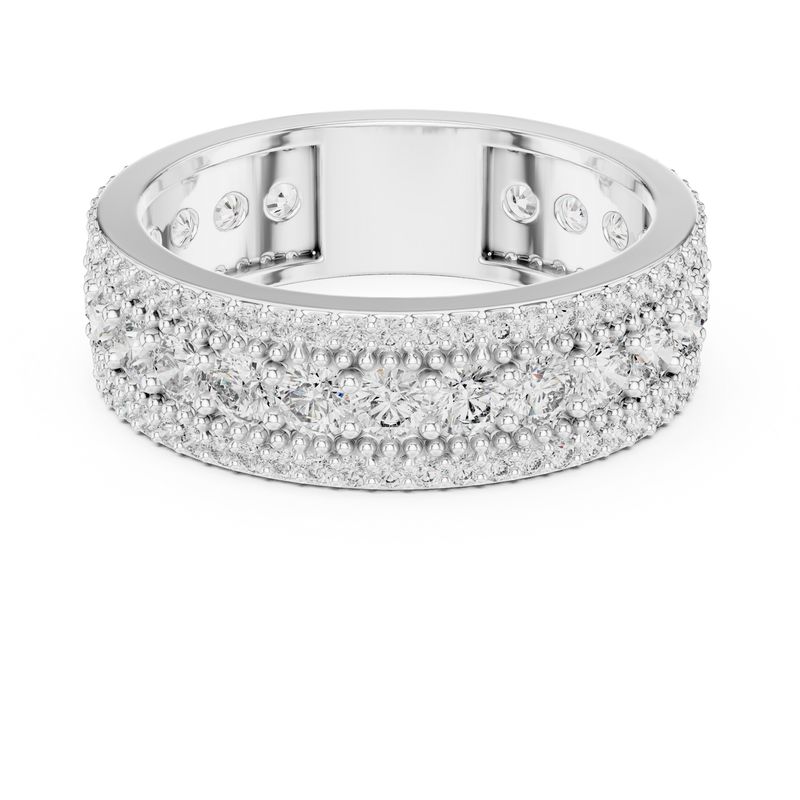 Ladies Ring DDLR-224@7 - White Gold - Image
