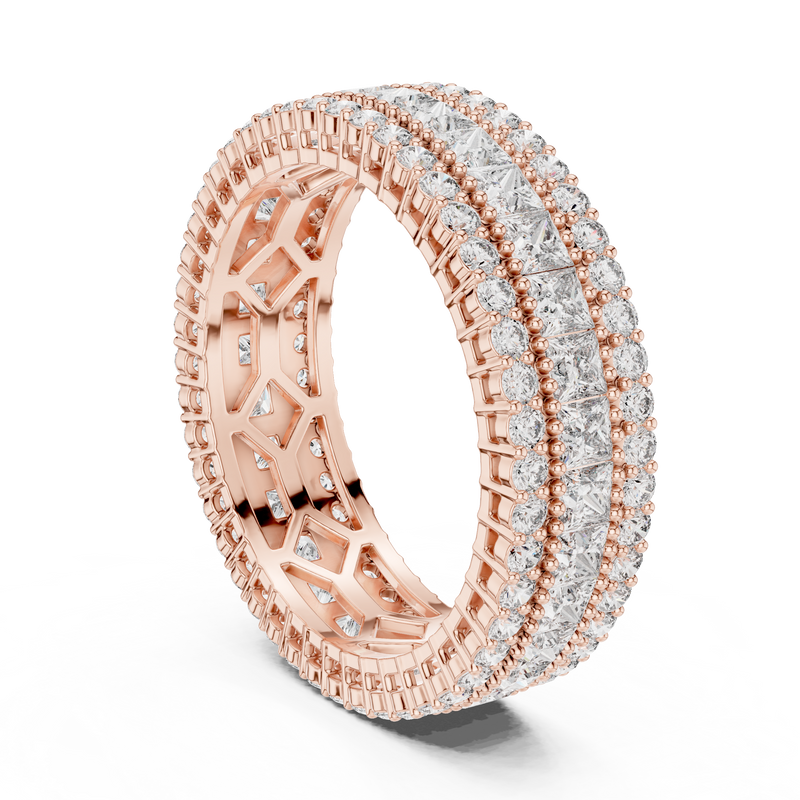 Ladies Ring DDLR-225@7 - Rose Gold - Image