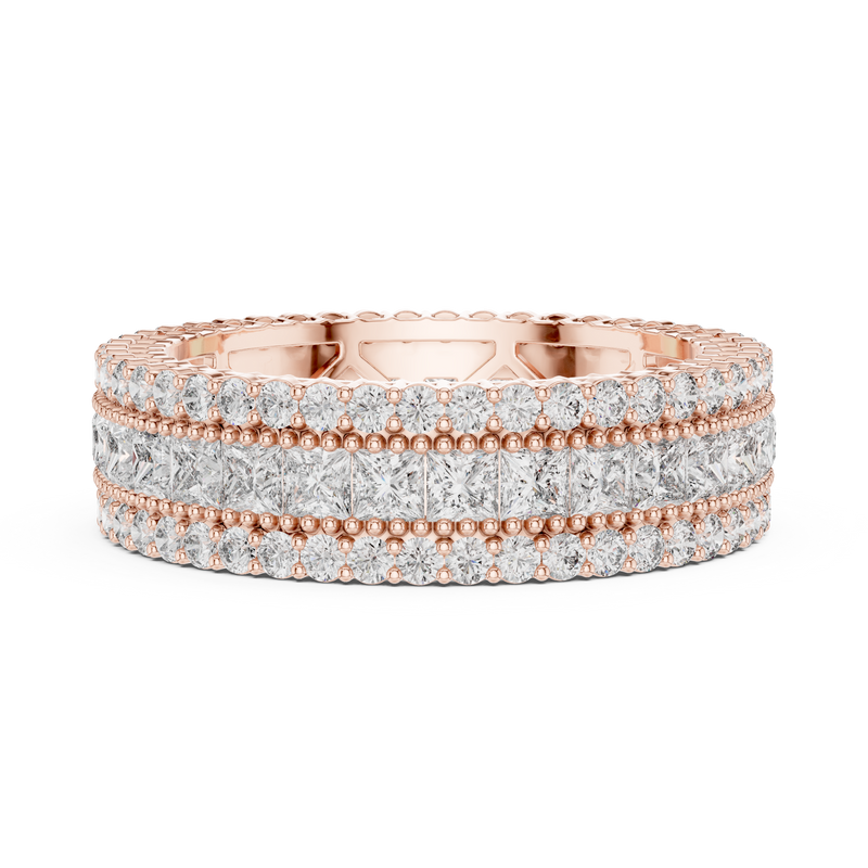 Ladies Ring DDLR-225@7 - Rose Gold - Image