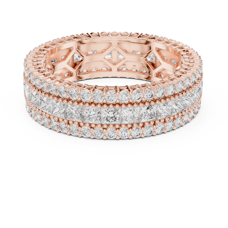 Ladies Ring DDLR-225@7 - Rose Gold - Image