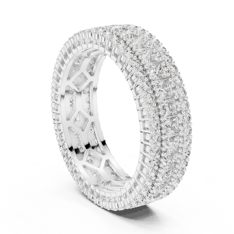 Ladies Ring DDLR-225@7 - White Gold - Image