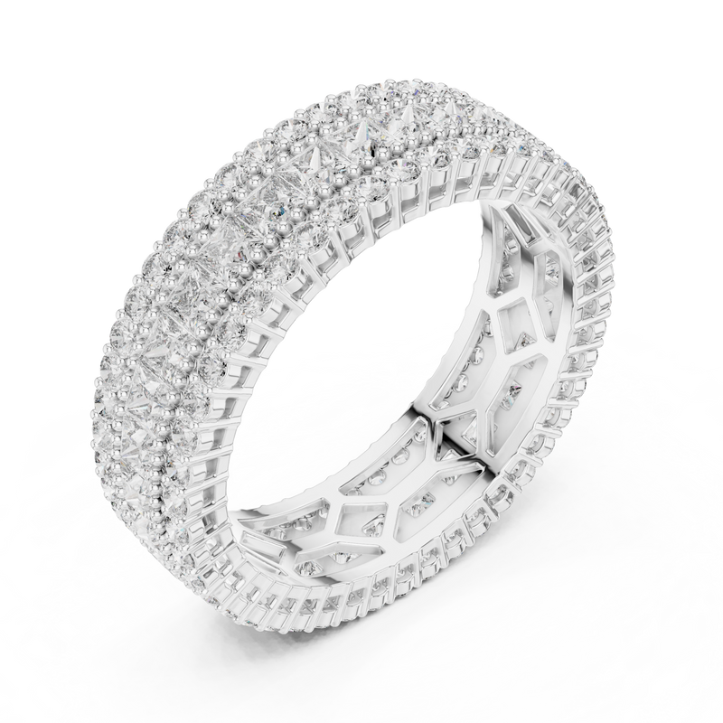 Ladies Ring DDLR-225@7 - White Gold - Image