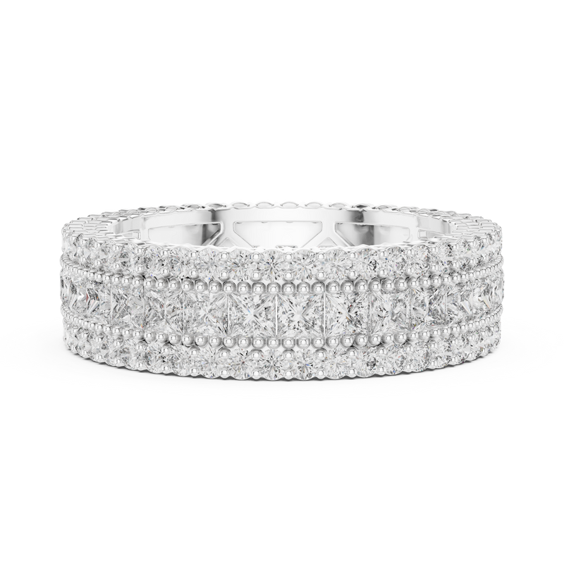 Ladies Ring DDLR-225@7 - White Gold - Image