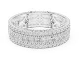 Ladies Ring DDLR-225@7 - White Gold - Image