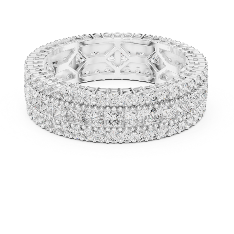 Ladies Ring DDLR-225@7 - White Gold - Image