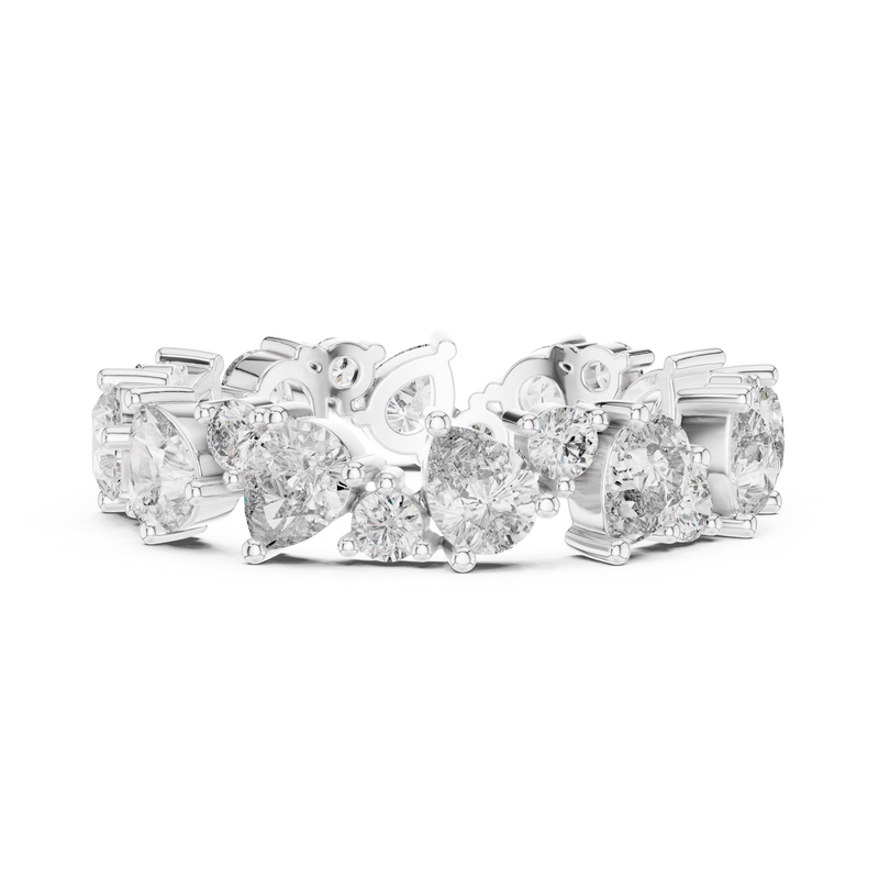 Ladies Ring DDLR-227@7 - White Gold - Image