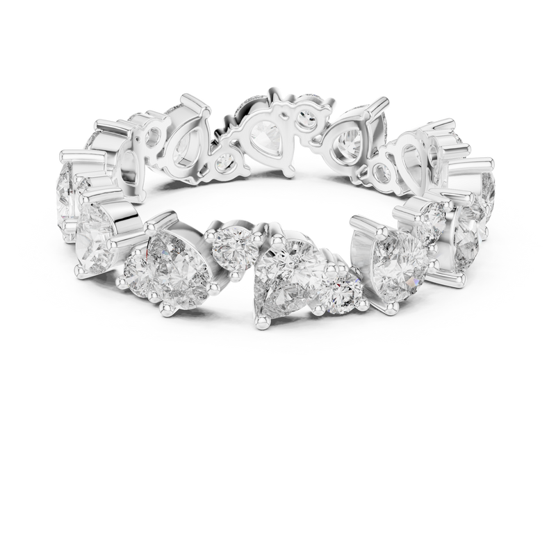 Ladies Ring DDLR-227@7 - White Gold - Image