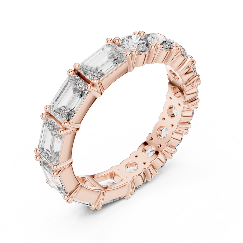 Ladies Ring DDLR-228@7 - Rose Gold - Image