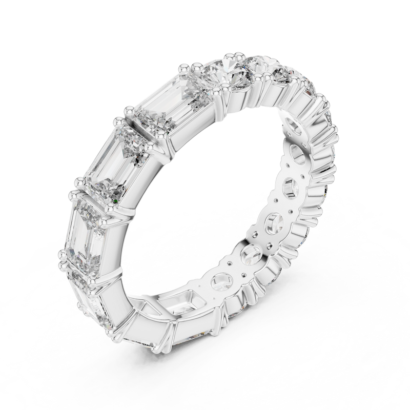 Ladies Ring DDLR-228@7 - White Gold - Image
