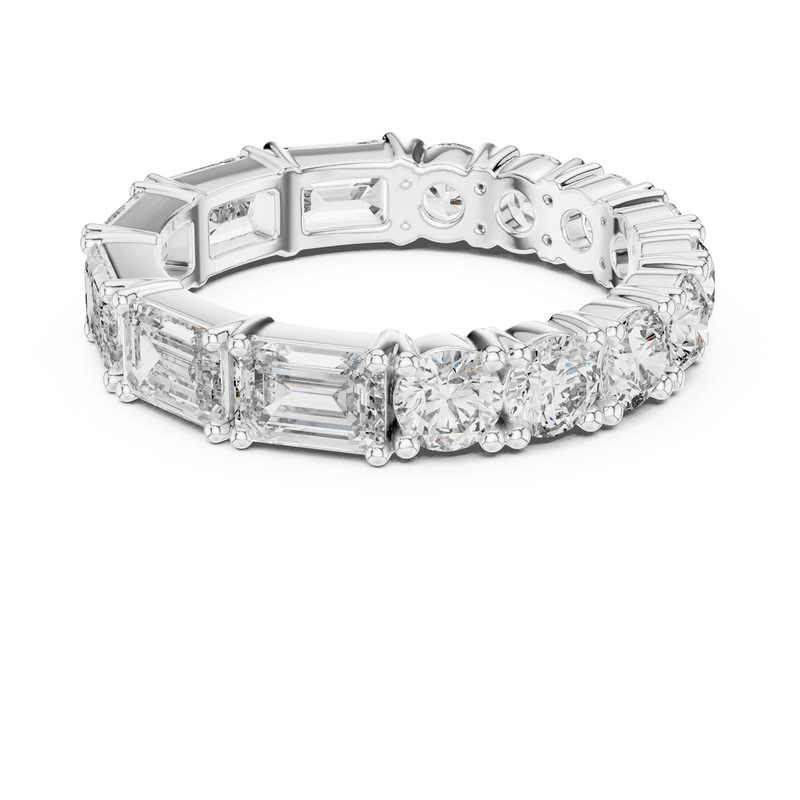 Ladies Ring DDLR-228@7 - White Gold - Image