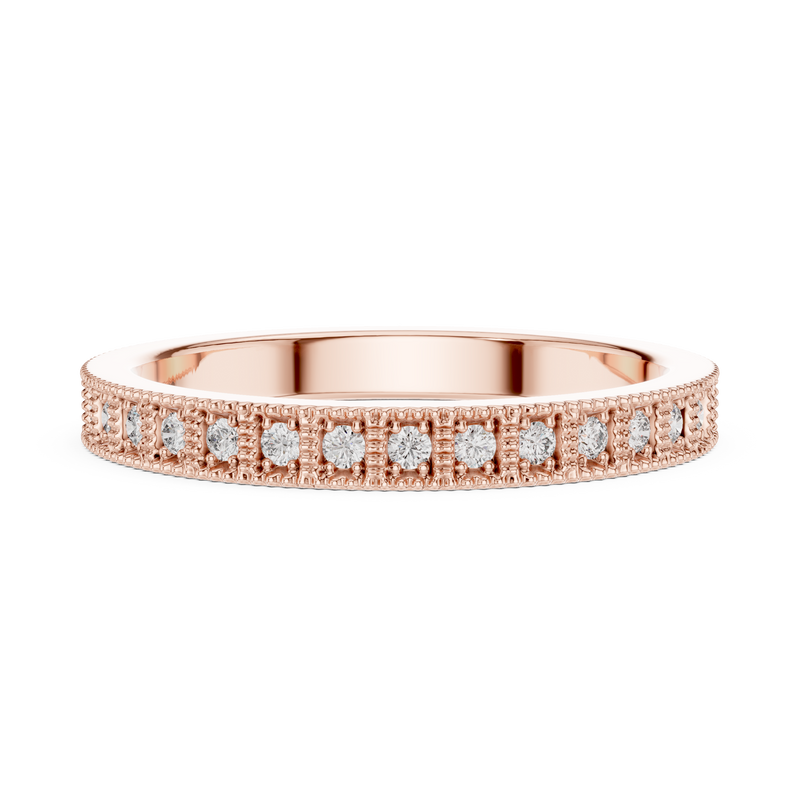 Ladies Ring DDLR-229@7 - Rose Gold - Image