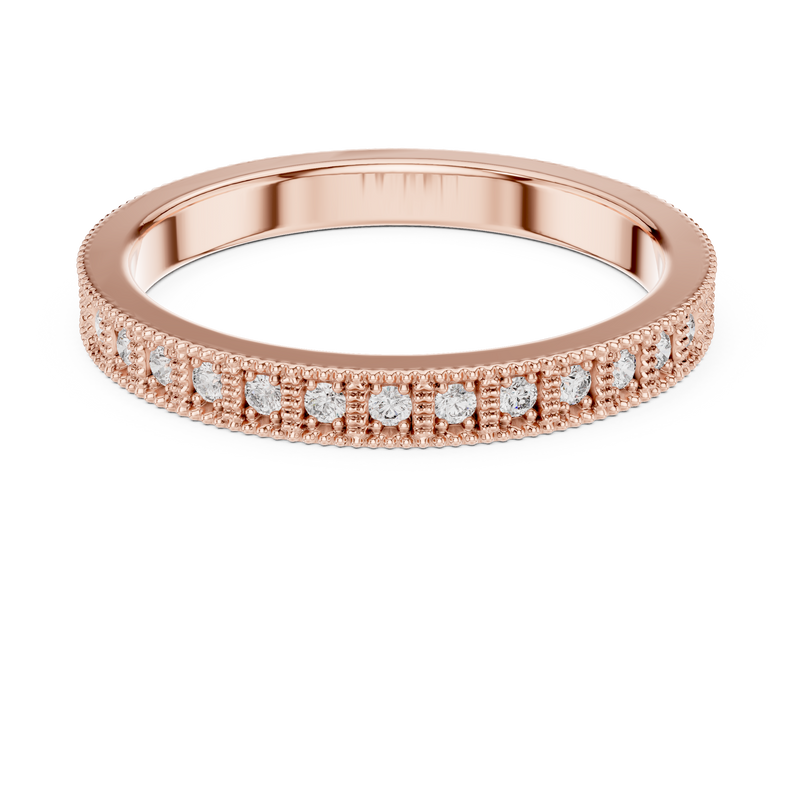 Ladies Ring DDLR-229@7 - Rose Gold - Image
