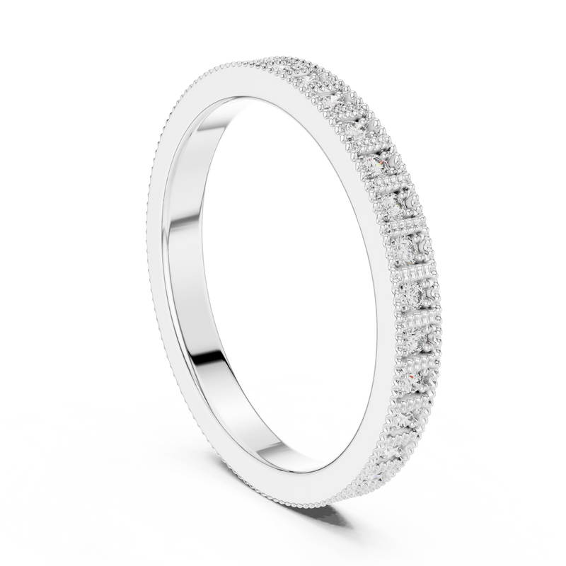 Ladies Ring DDLR-229@7 - White Gold - Image