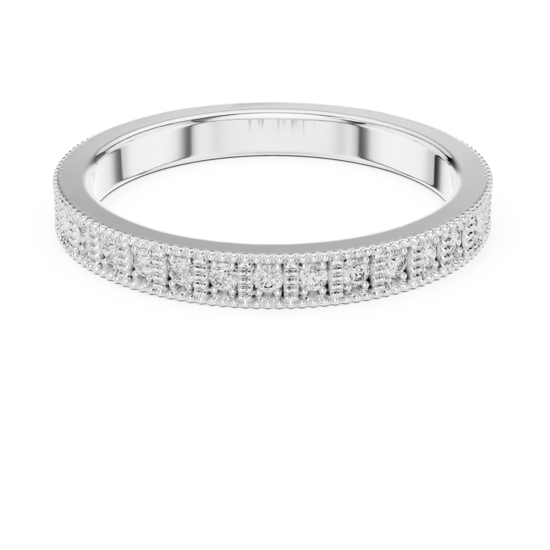 Ladies Ring DDLR-229@7 - White Gold - Image