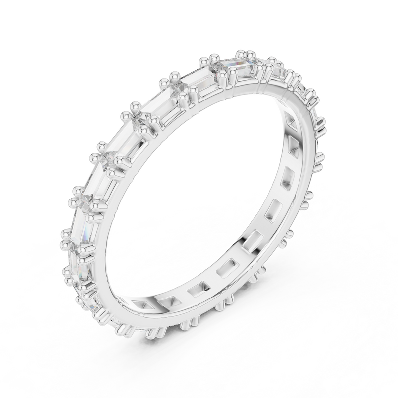 Ladies Ring DDLR-231@7 - White Gold - Image