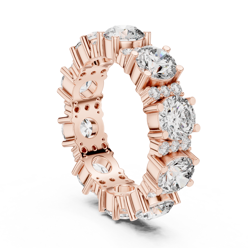 Ladies Ring DDLR-232@7 - Rose Gold - Image
