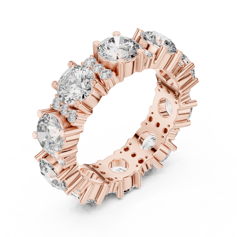 Ladies Ring DDLR-232@7 - Rose Gold - Image