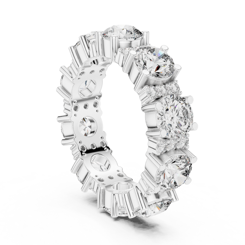 Ladies Ring DDLR-232@7 - White Gold - Image