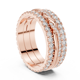 Ladies Ring DDLR-234@7 - Rose Gold - Image