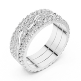 Ladies Ring DDLR-234@7 - White Gold - Image
