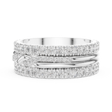 Ladies Ring DDLR-234@7 - White Gold - Image