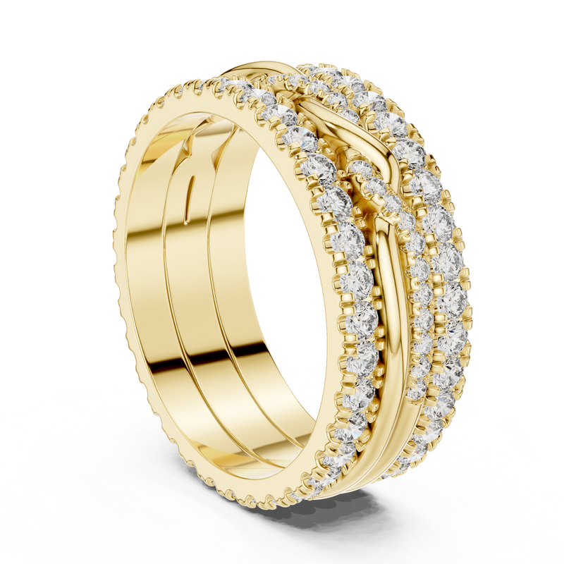 Ladies Ring DDLR-234@7 - Yellow Gold - Image