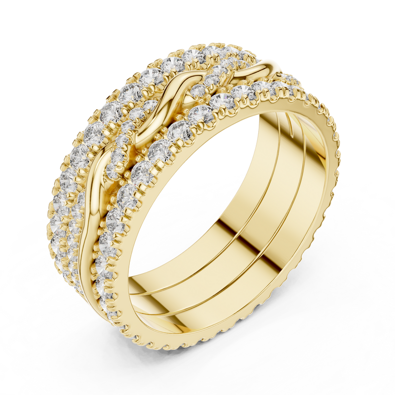 Ladies Ring DDLR-234@7 - Yellow Gold - Image