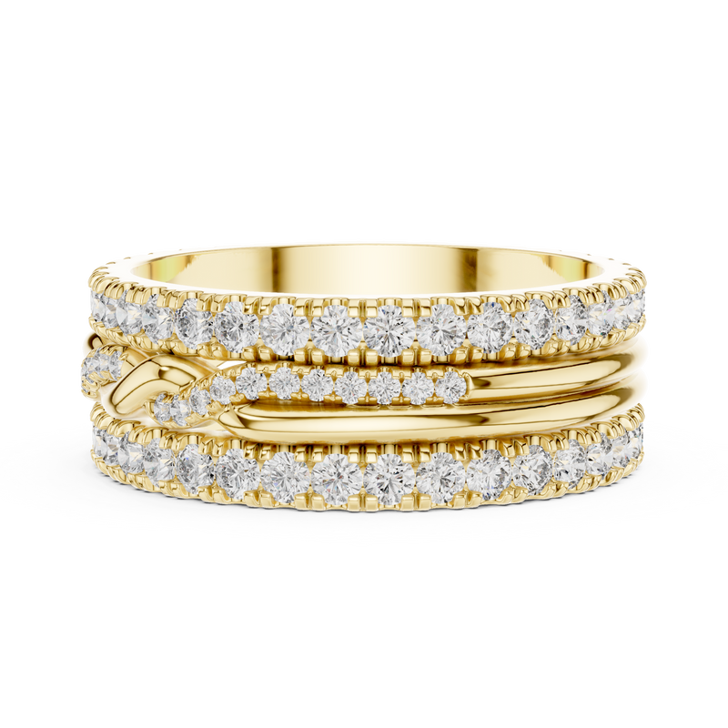 Ladies Ring DDLR-234@7 - Yellow Gold - Image