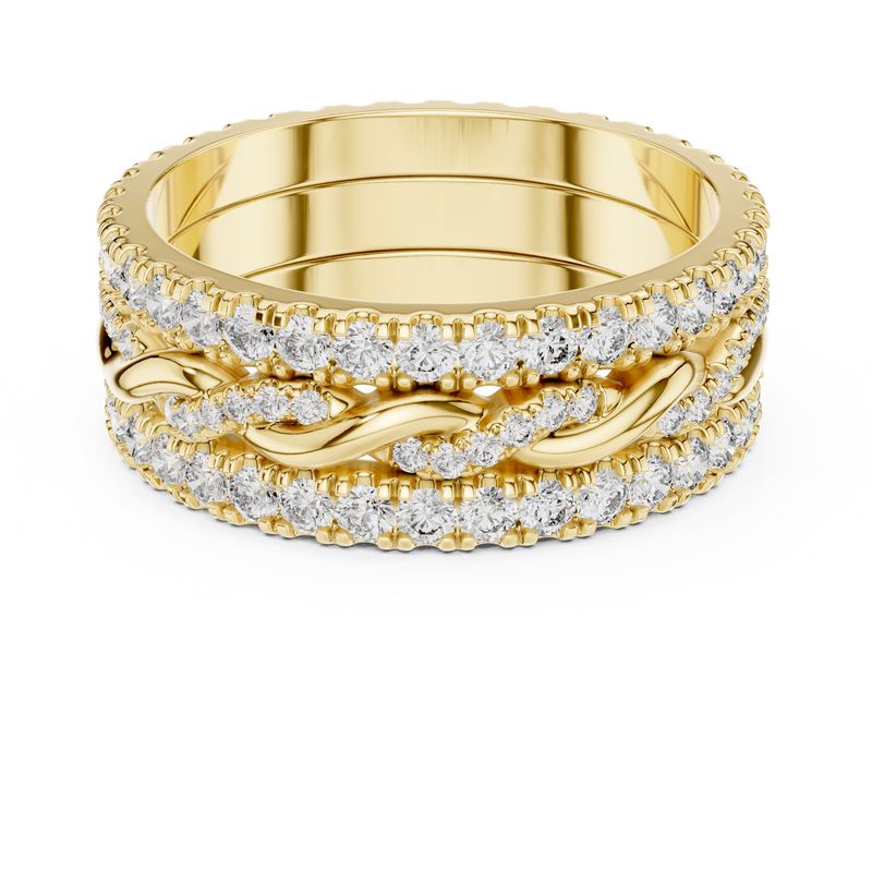 Ladies Ring DDLR-234@7 - Yellow Gold - Image