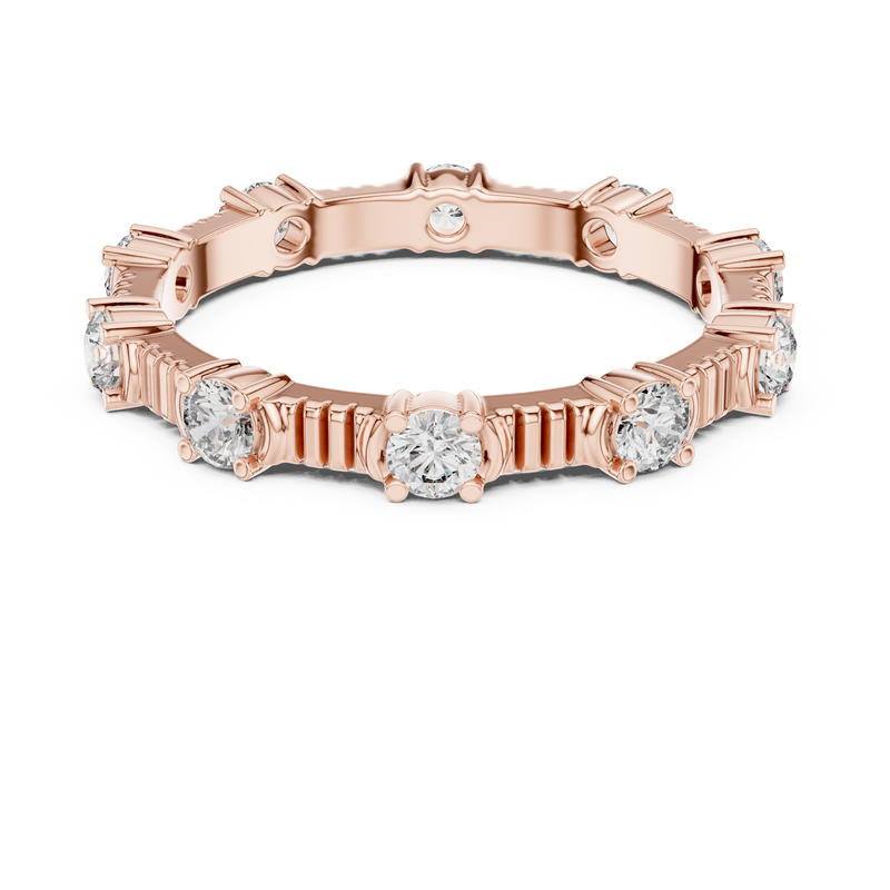 Ladies Ring DDLR-236@7 - Rose Gold - Image