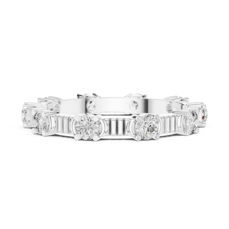 Ladies Ring DDLR-236@7 - White Gold - Image