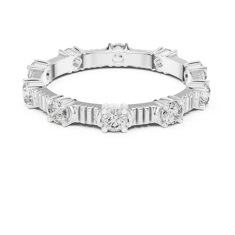 Ladies Ring DDLR-236@7 - White Gold - Image