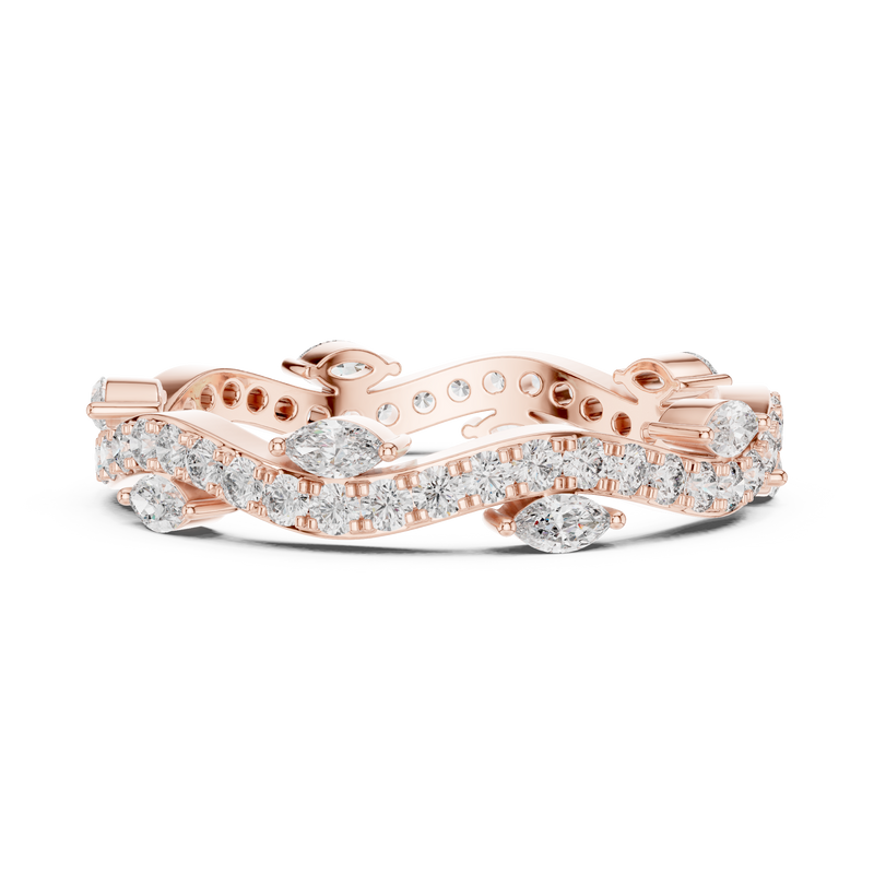 Ladies Ring DDLR-237@7 - Rose Gold - Image