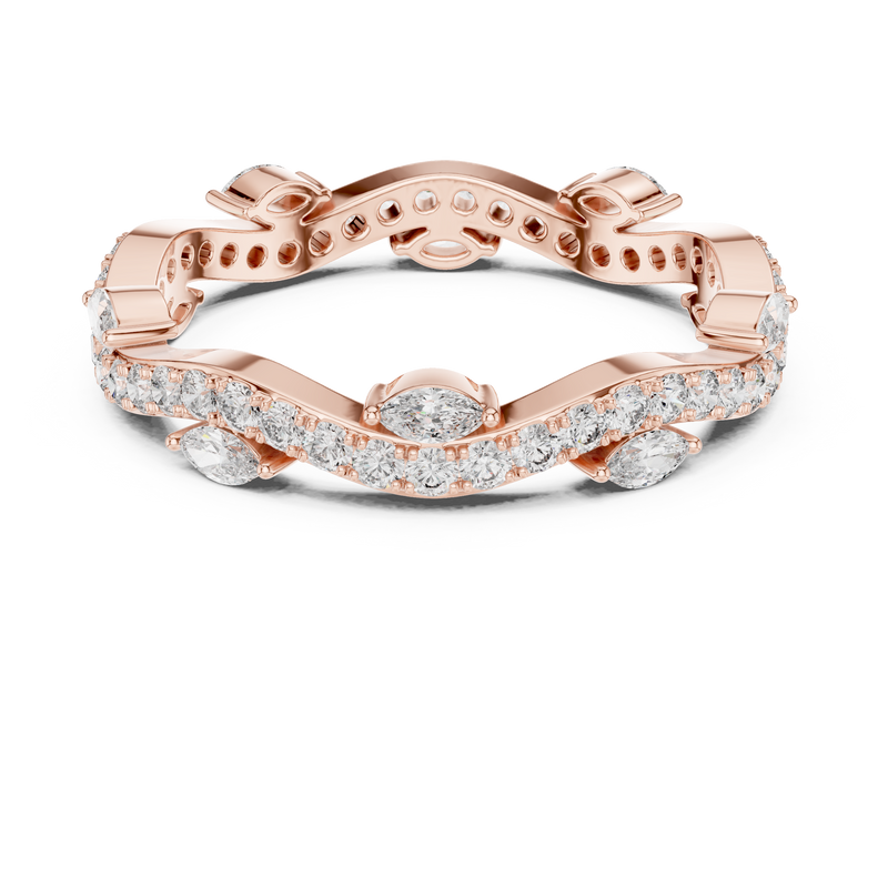 Ladies Ring DDLR-237@7 - Rose Gold - Image