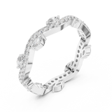 Ladies Ring DDLR-237@7 - White Gold - Image