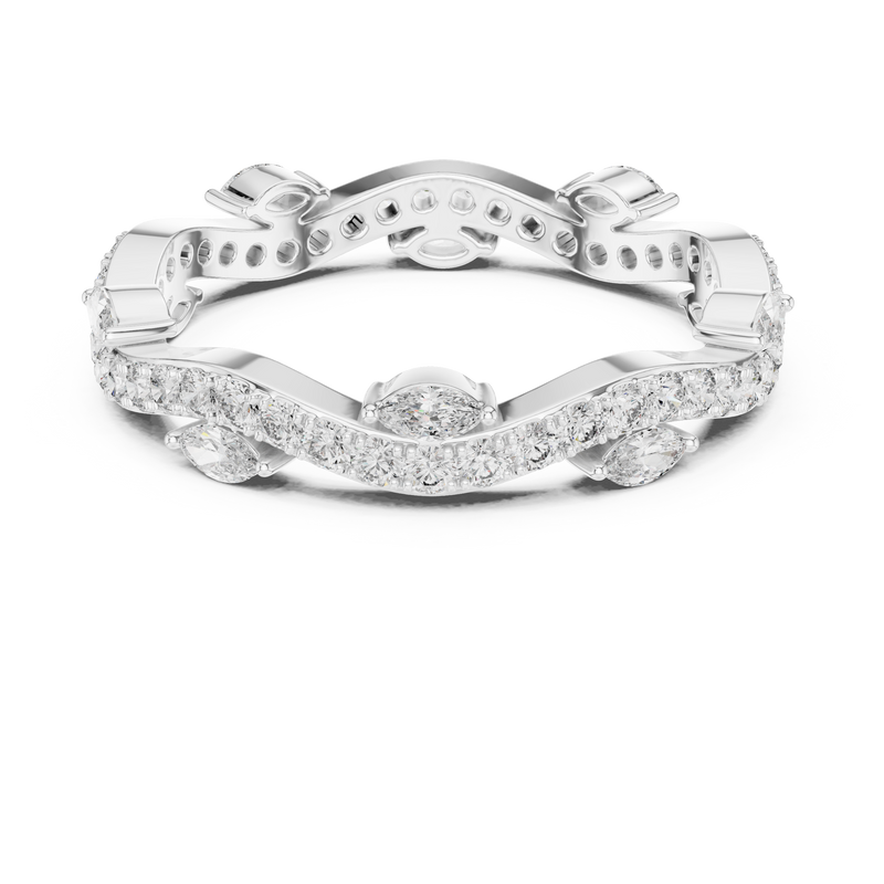 Ladies Ring DDLR-237@7 - White Gold - Image
