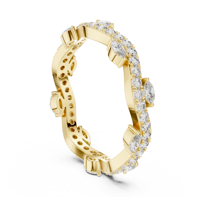 Ladies Ring DDLR-237@7 - Yellow Gold - Image