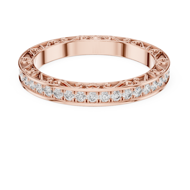 Ladies Ring DDLR-238@7 - Rose Gold - Image