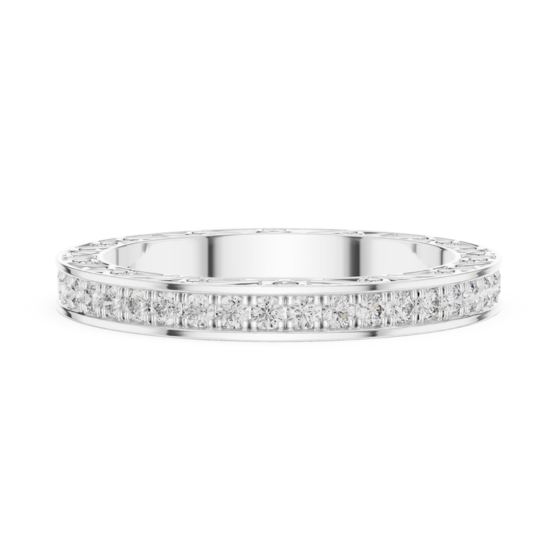 Ladies Ring DDLR-238@7 - White Gold - Image
