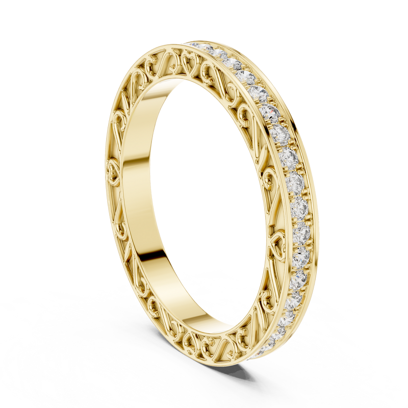 Ladies Ring DDLR-238@7 - Yellow Gold - Image