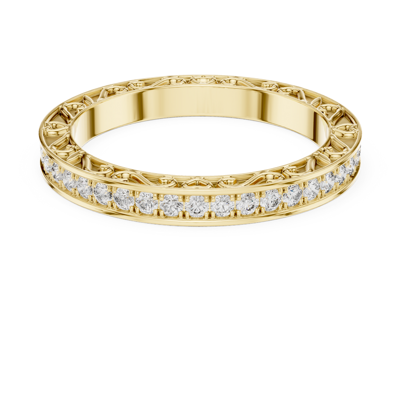 Ladies Ring DDLR-238@7 - Yellow Gold - Image