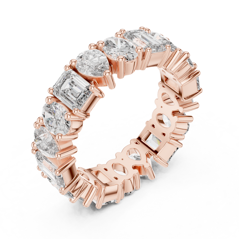 Ladies Ring DDLR-239@7 - Rose Gold - Image