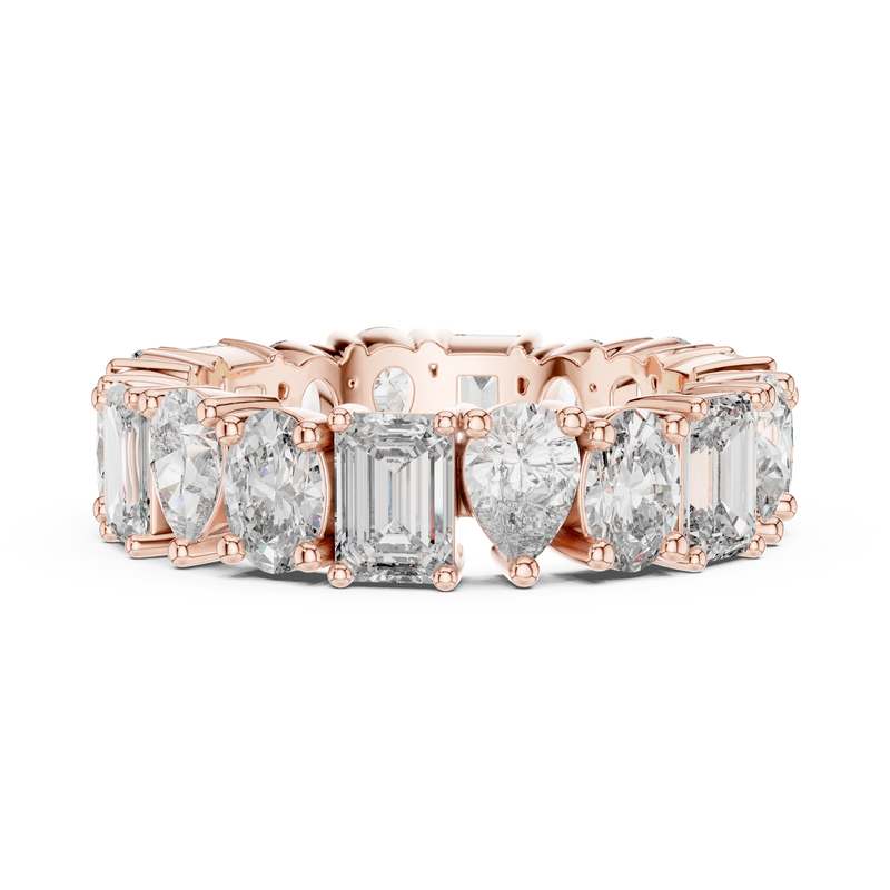 Ladies Ring DDLR-239@7 - Rose Gold - Image