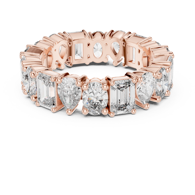 Ladies Ring DDLR-239@7 - Rose Gold - Image