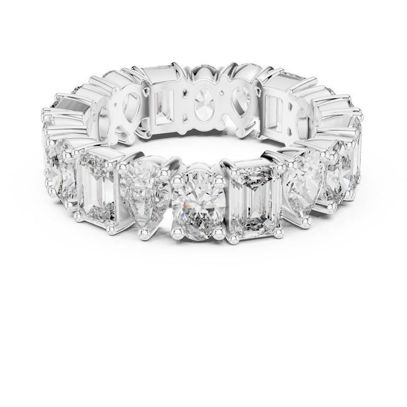 Ladies Ring DDLR-239@7 - White Gold - Image