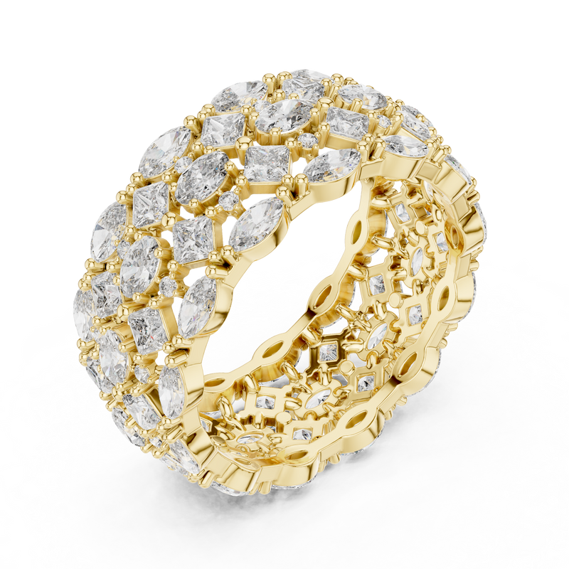 Ladies Ring DDLR-240@7 - Yellow Gold - Image
