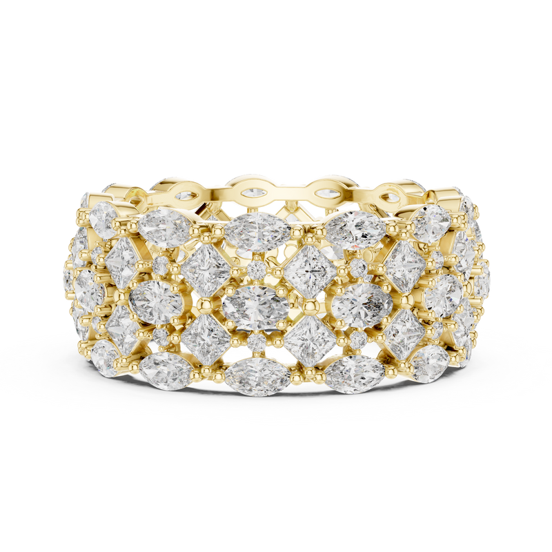 Ladies Ring DDLR-240@7 - Yellow Gold - Image