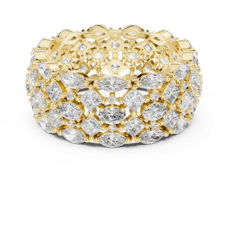 Ladies Ring DDLR-240@7 - Yellow Gold - Image