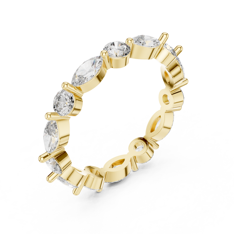 Ladies Ring DDLR-242@7 - Yellow Gold - Image